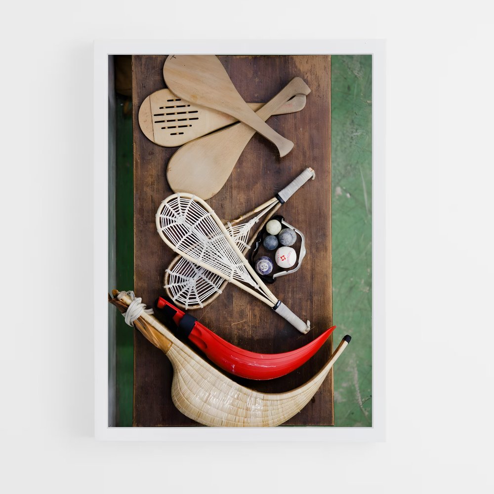 Poster Banane et Pelote – affiche Pelote basque (vue 3)